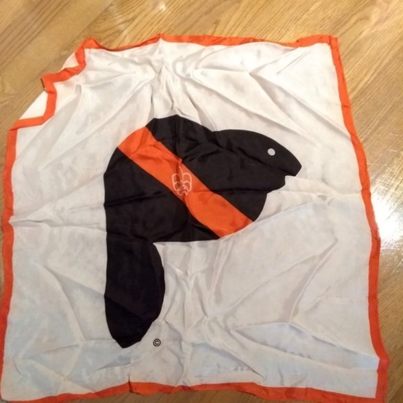 VINTAGE MONTREAL 1976 OLYMPICS SCARF MASCOT BEAVER - Picture 2 of 2
